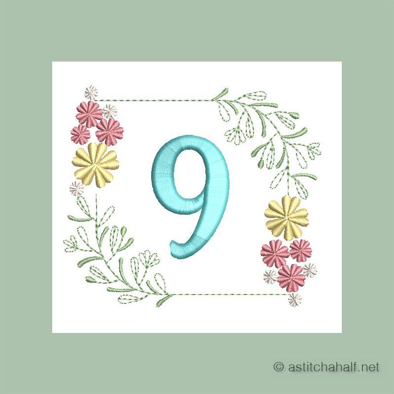 Botanic Crescendo Monogram Number 9