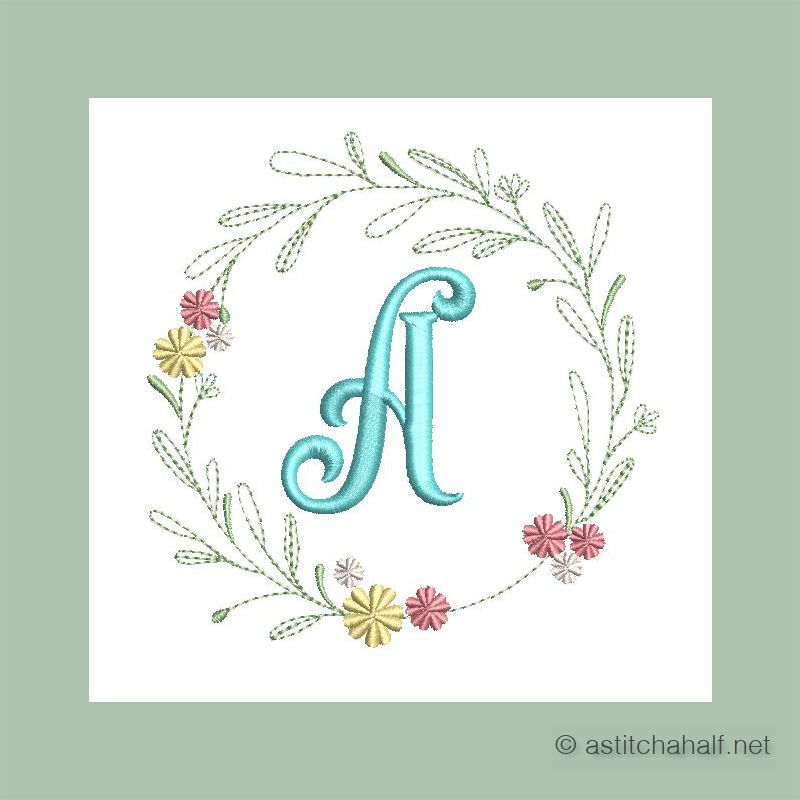 Botanic Crescendo Monogram A