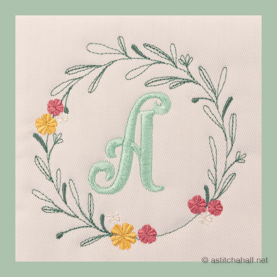 Botanic Crescendo Monogram A