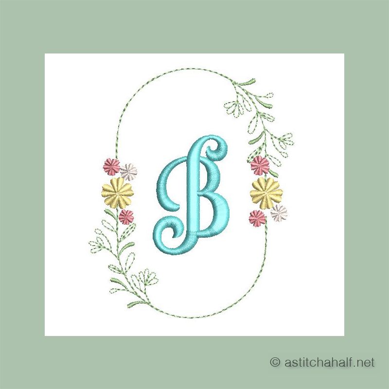 Botanic Crescendo Monogram B