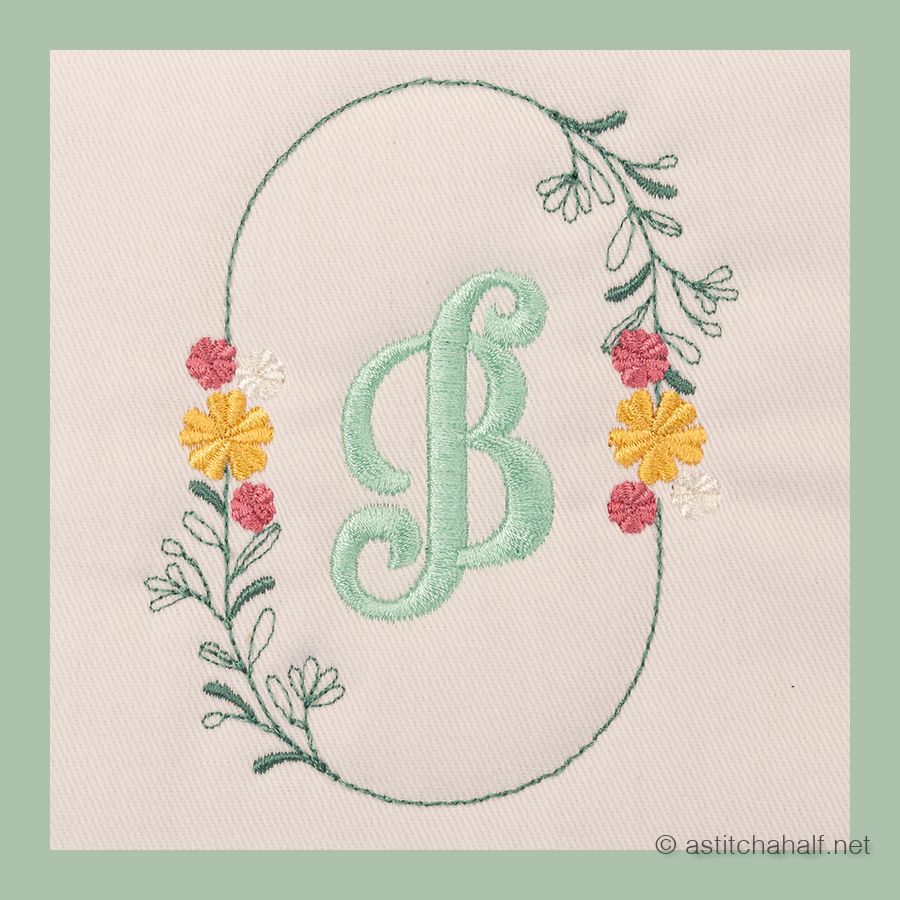Botanic Crescendo Monogram B