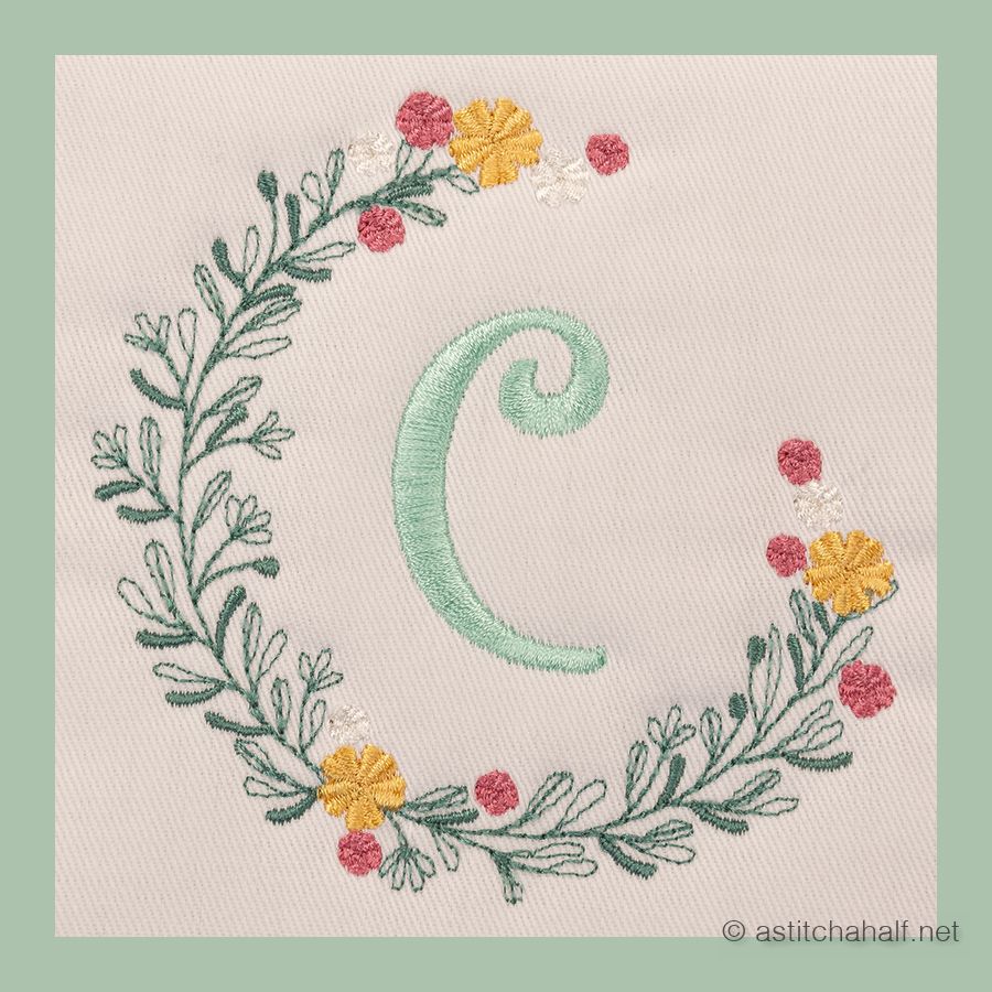 Botanic Crescendo Monogram C