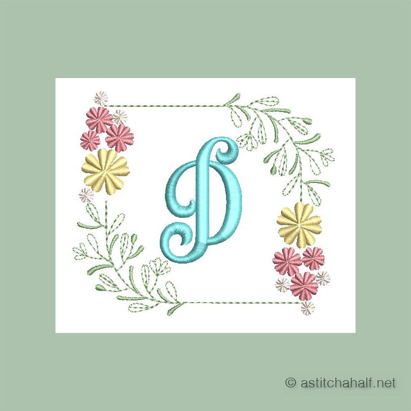 Botanic Crescendo Monogram D