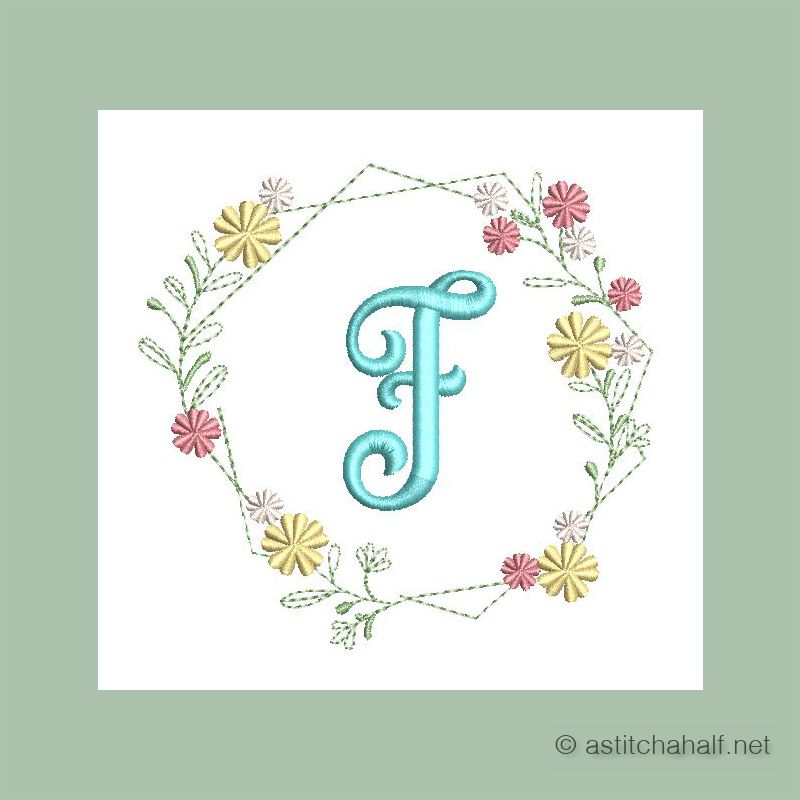 Botanic Crescendo Monogram F