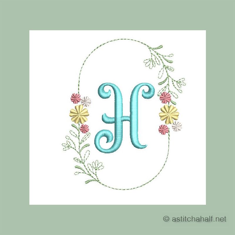 Botanic Crescendo Monogram H