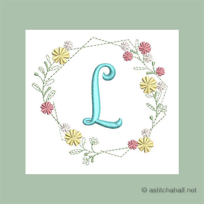 Botanic Crescendo Monogram L