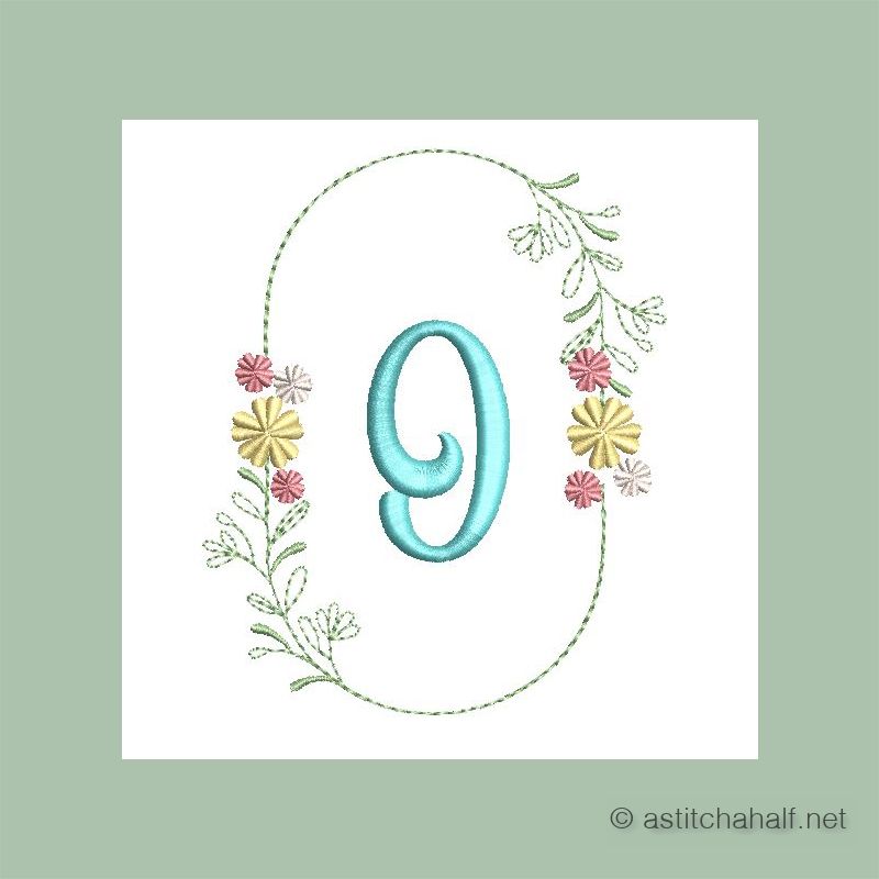 Botanic Crescendo Monogram O