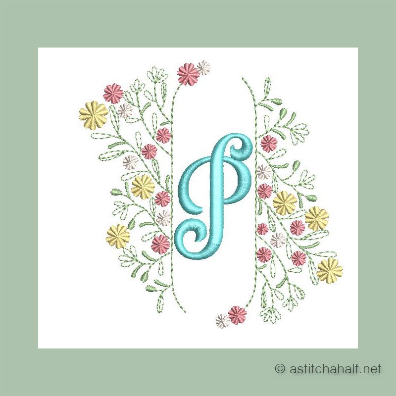 Botanic Crescendo Monogram P
