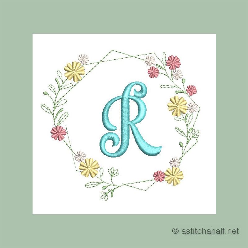 Botanic Crescendo Monogram R