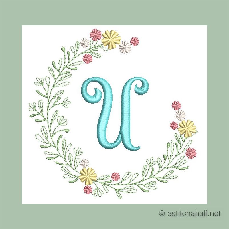 Botanic Crescendo Monogram U