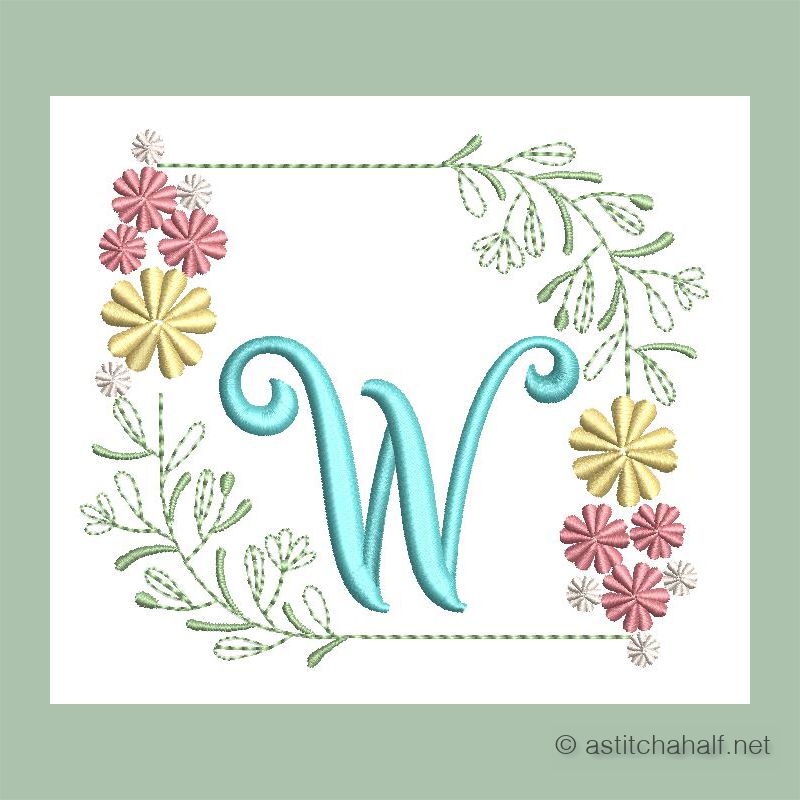 Botanic Crescendo Monogram W