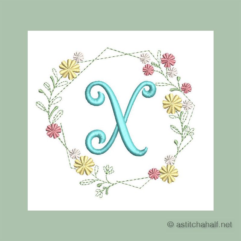 Botanic Crescendo Monogram X