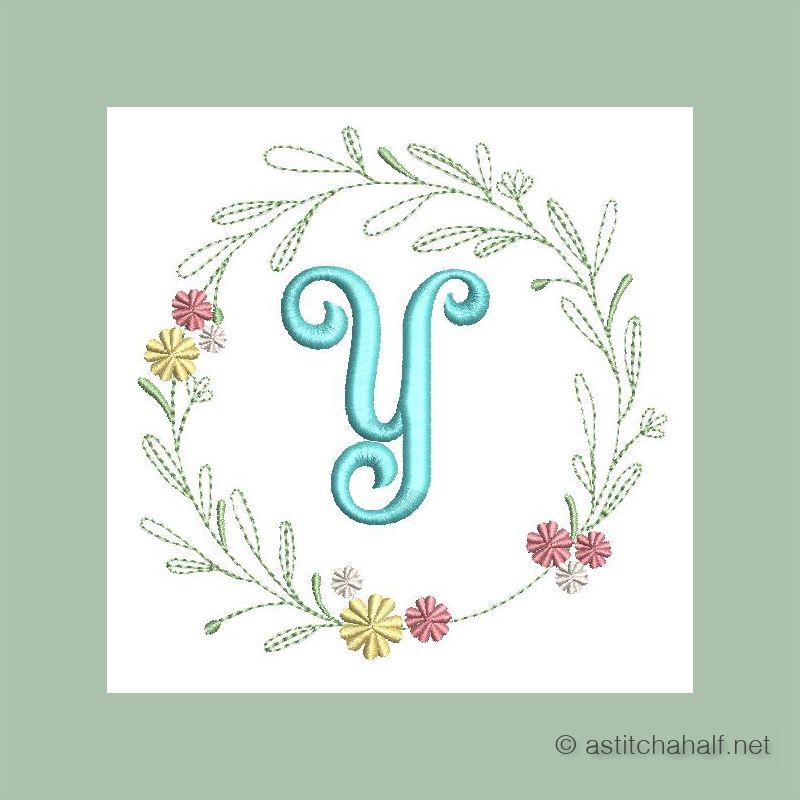 Botanic Crescendo Monogram Y