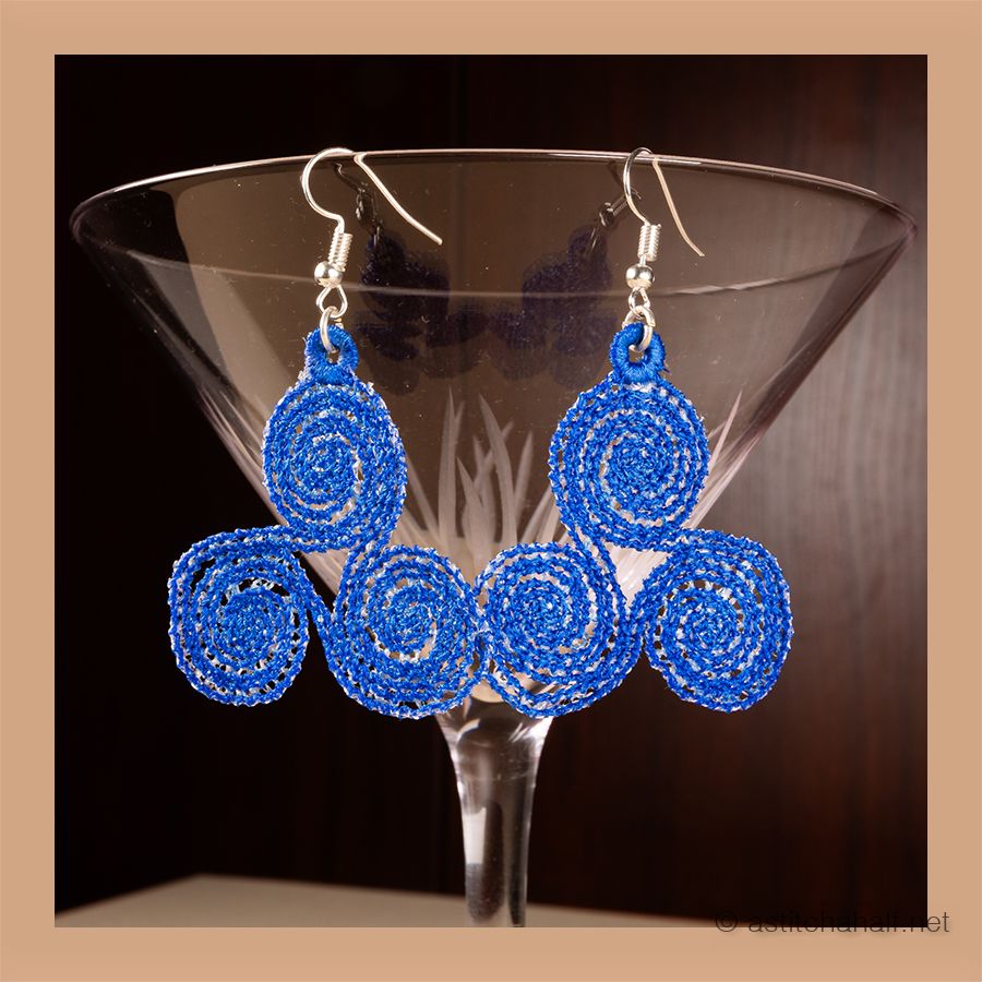 Sea Dance Freestanding Lace Earrings
