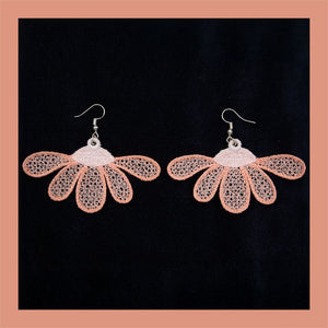 Freestanding Lace Petal Pixie Earrings