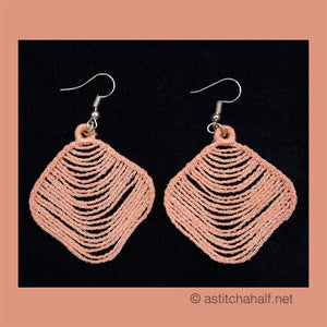 Freestanding Lace Blocky Earrings