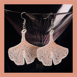 Freestanding Lace Go Ginkgo Earrings