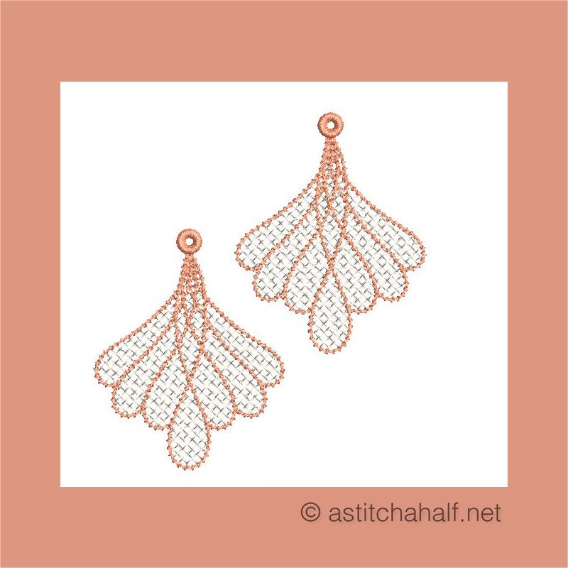 Freestanding Lace Intertwined Intrigue Earrings