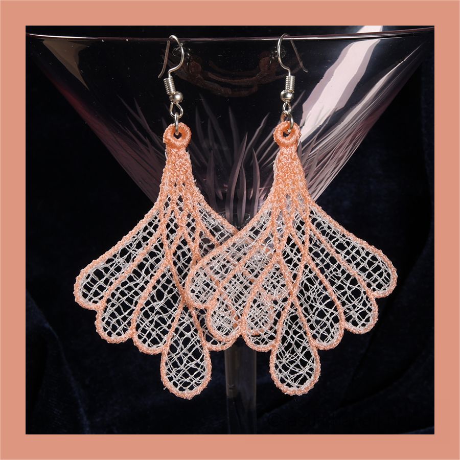 Freestanding Lace Intertwined Intrigue Earrings
