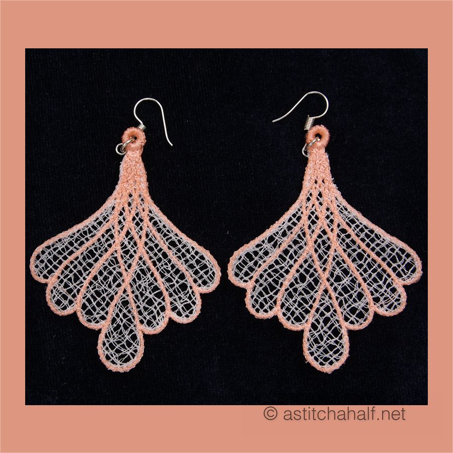 Freestanding Lace Intertwined Intrigue Earrings