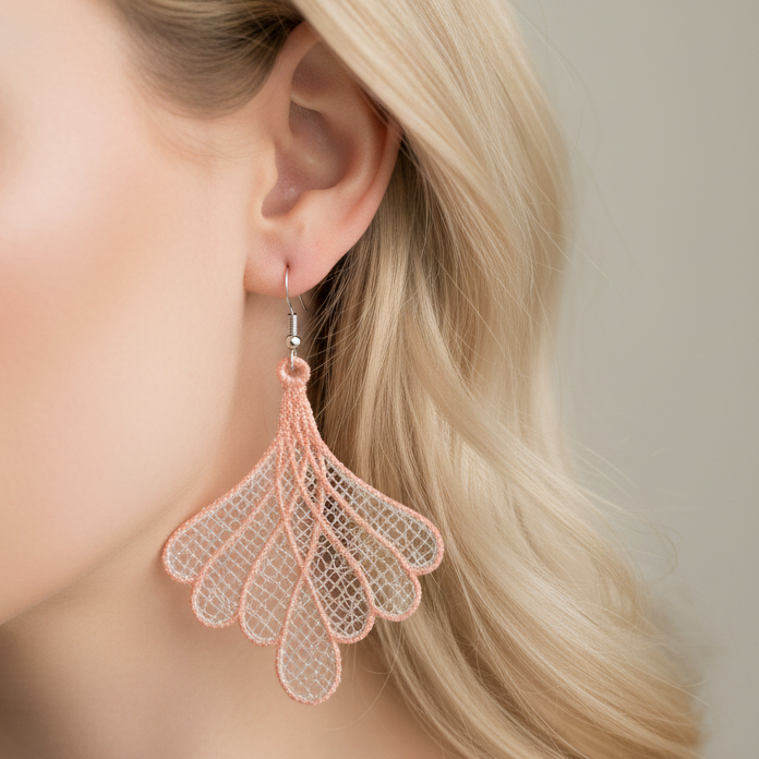 Freestanding Lace Intertwined Intrigue Earrings