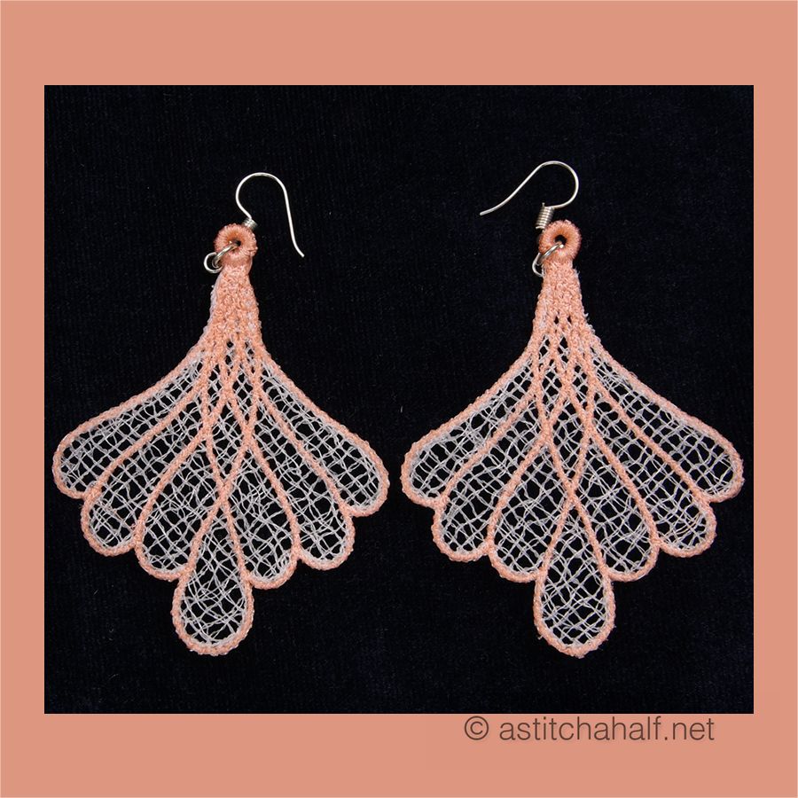 Freestanding Lace Intertwined Intrigue Earrings