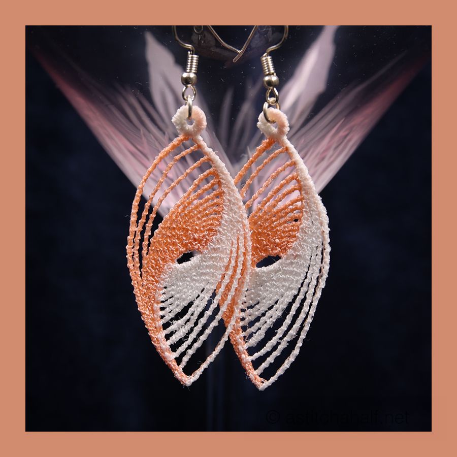 Freestanding Lace Shadow Symmetry Earrings