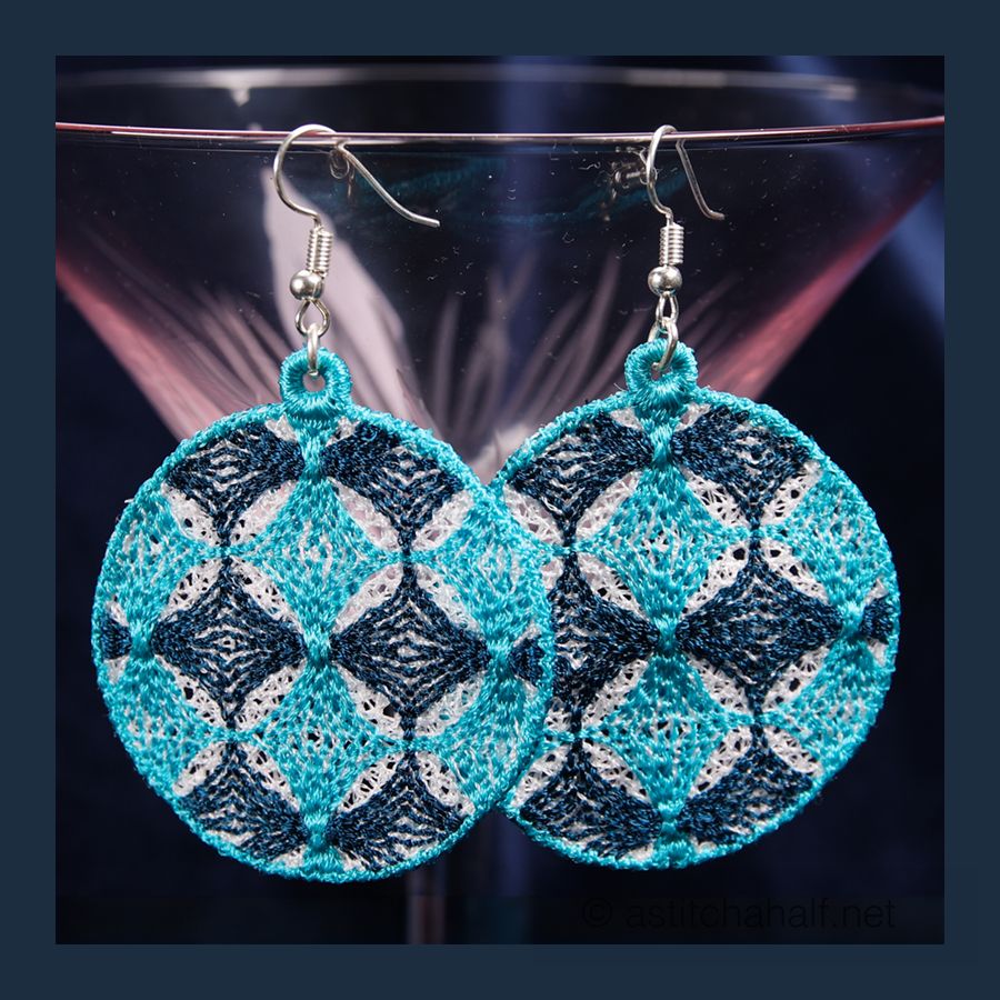 Freestanding Lace Runway Radiance Earrings