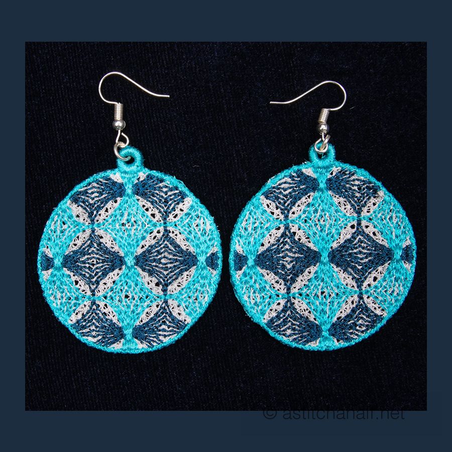 Freestanding Lace Runway Radiance Earrings