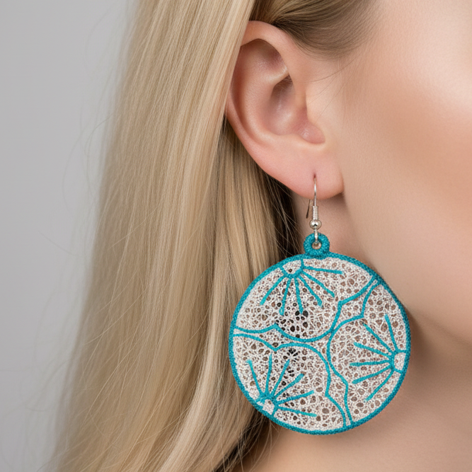 Freestanding Lace Lobe Allure Earrings