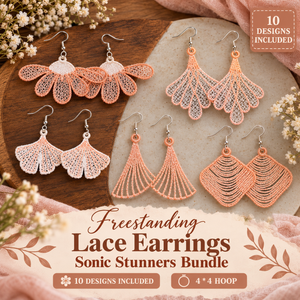 Freestanding Lace Earrings Sonic Stunners Bundle