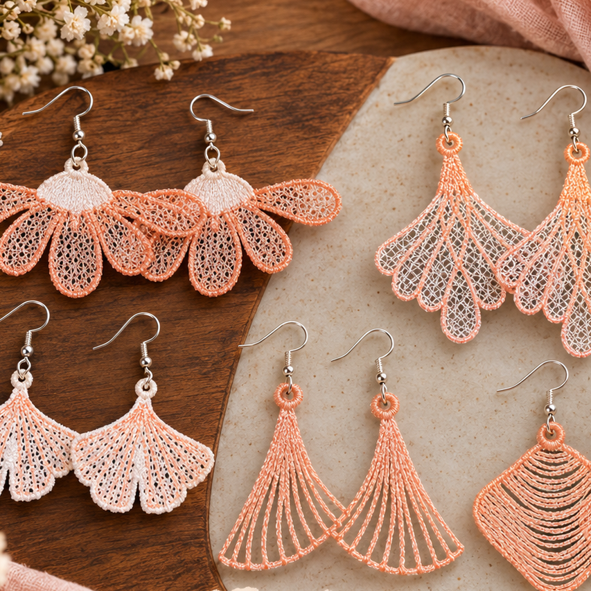 Freestanding Lace Earrings Sonic Stunners Bundle