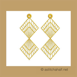 Dazzling Drops Freestanding Lace Earrings