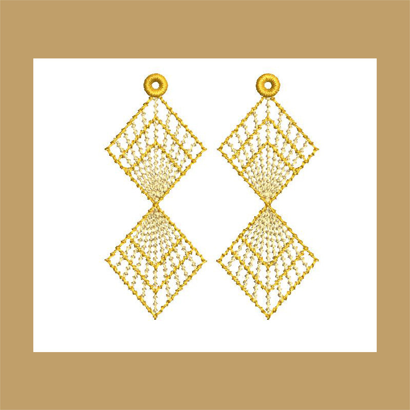 Glittering Galleries  Freestanding Lace Earrings Combo