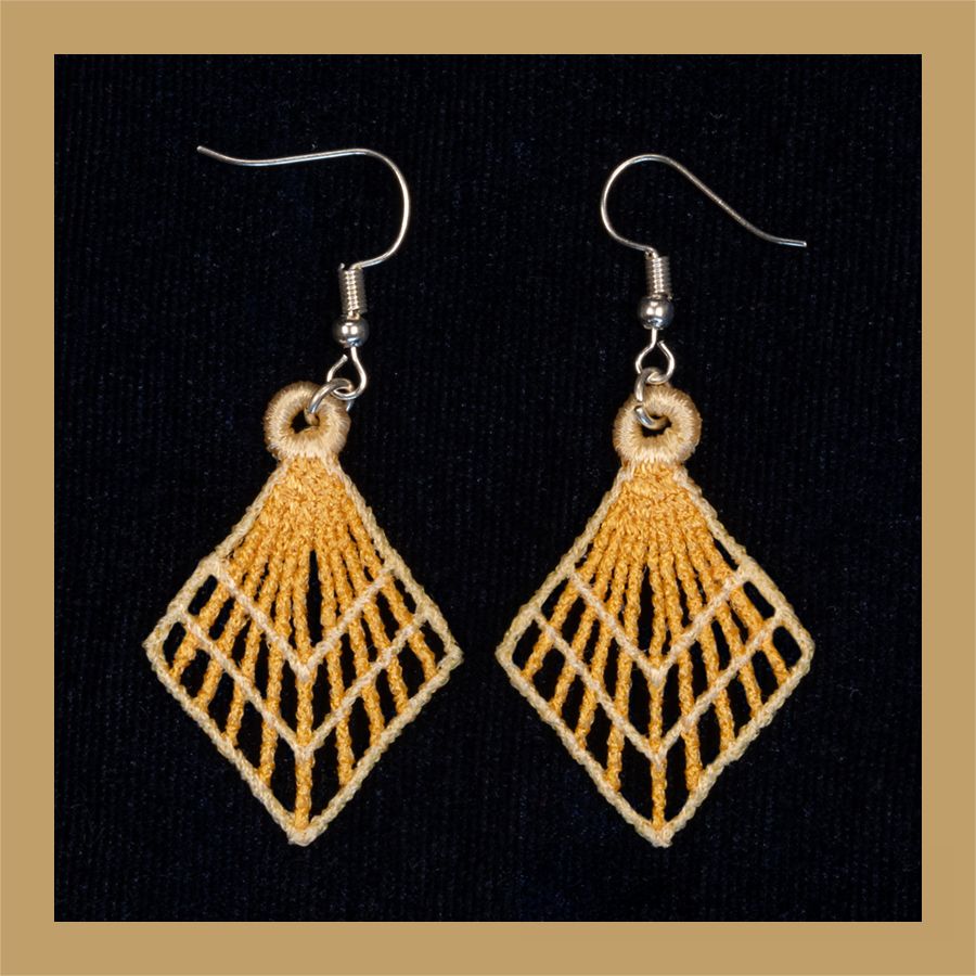 Dazzling Drops Freestanding Lace Earrings