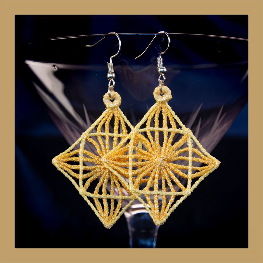 Luminous Trinkets Freestanding Lace Earrings