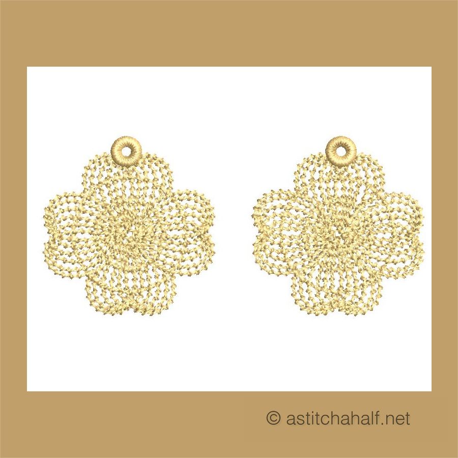 Brilliant Exhibitions Freestanding Lace Earrings