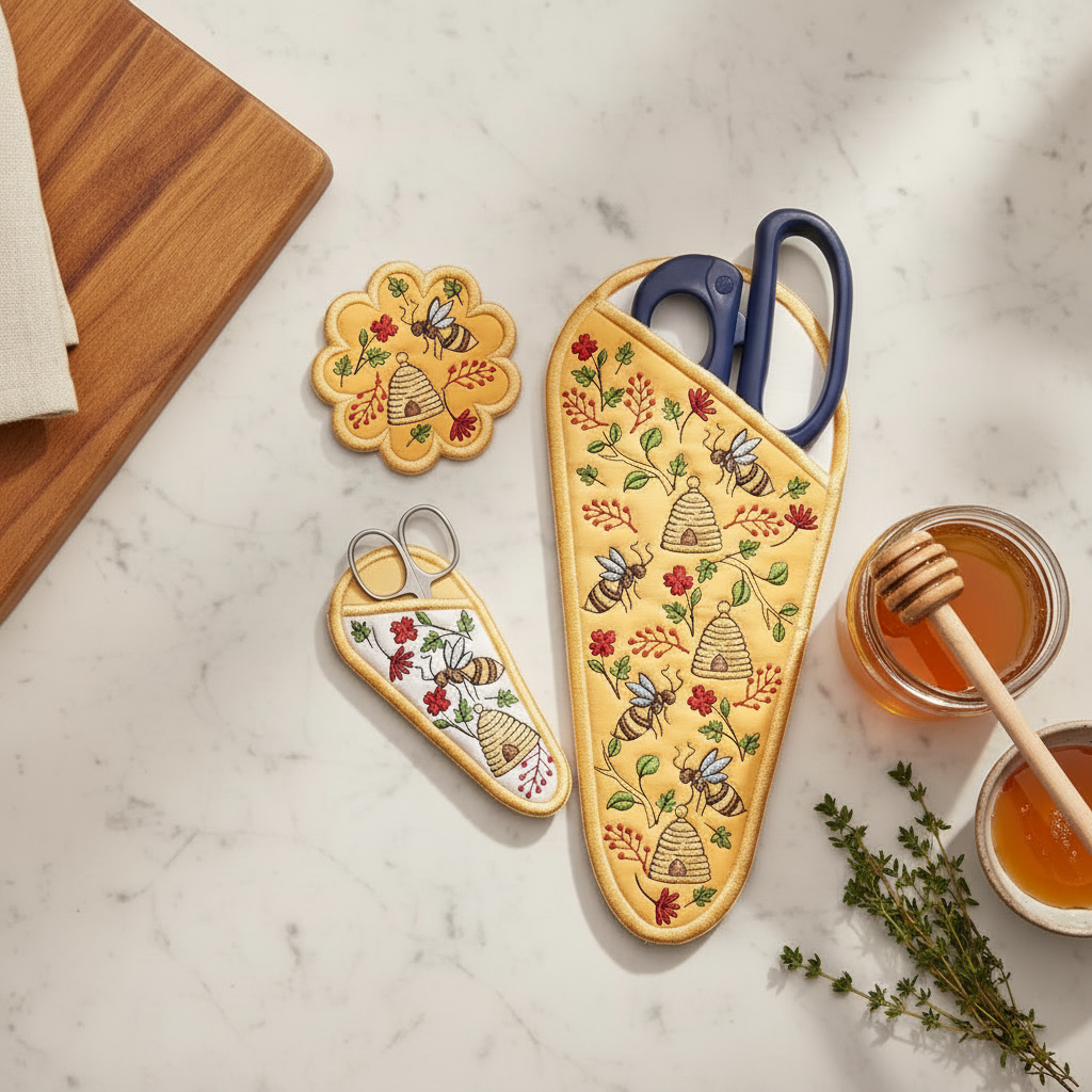 Golden Gardeners Scissor Case with Fob
