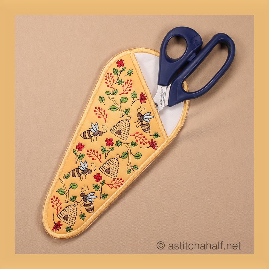 All In The Hoop Golden Gardeners Scissor Case with Fob