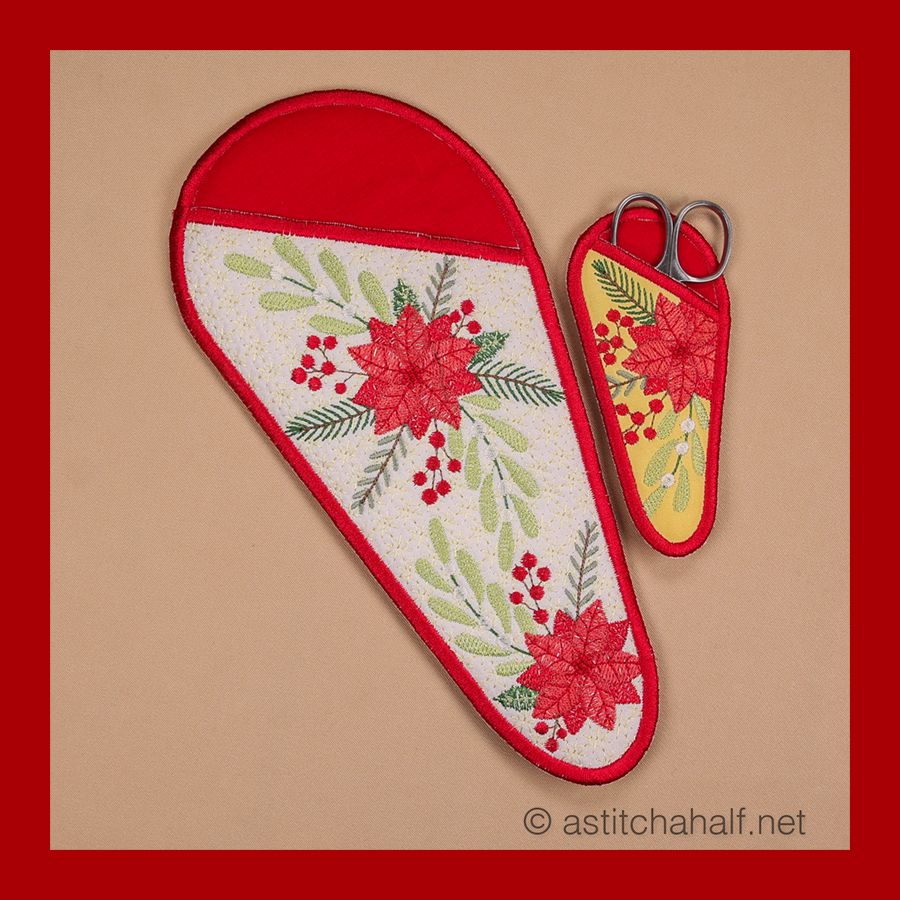 Scarlet Symphony Scissor Pockets and Fob