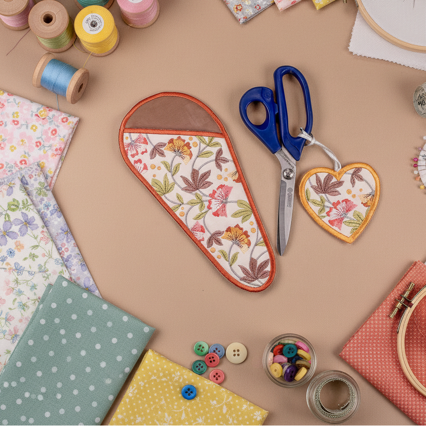 Dreamscape Scissor Pocket and fob