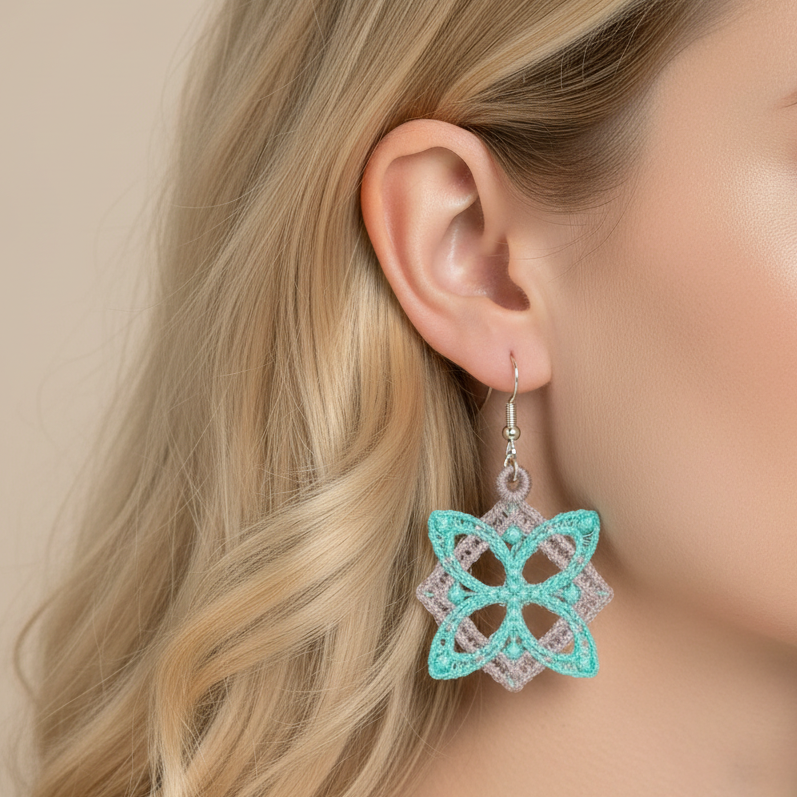 Nina Freestanding Lace Earrings