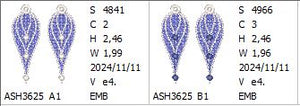 November Rain Freestanding Lace Earrings