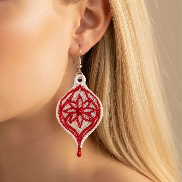 December Remember Freestanding Lace Earrings