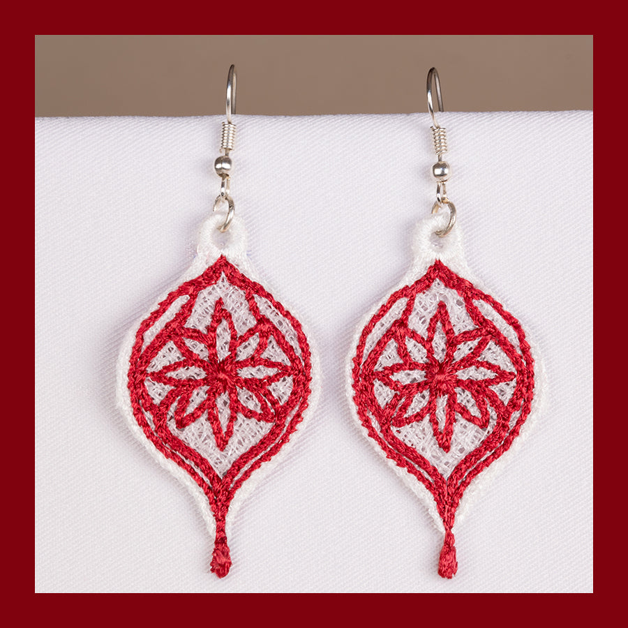 December Remember Freestanding Lace Earrings