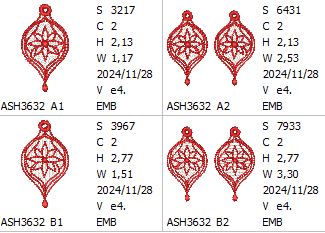 December Remember Freestanding Lace Earrings