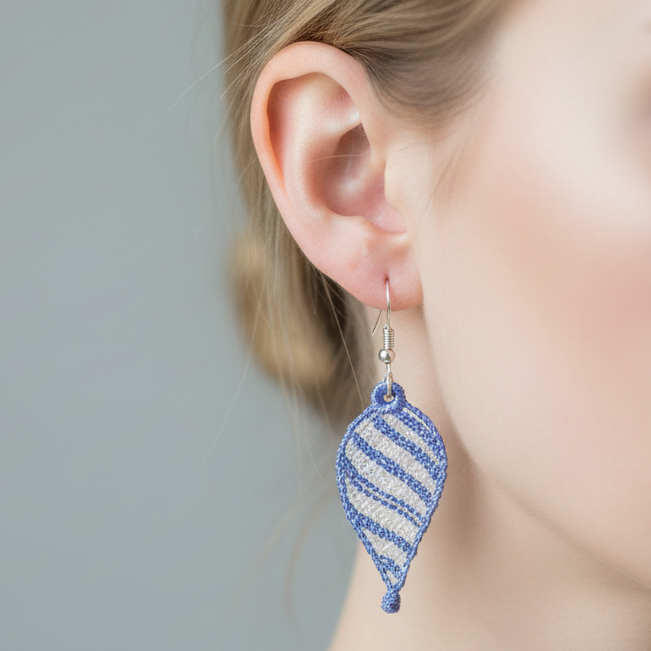 January Frost Freestanding Lace Earrings