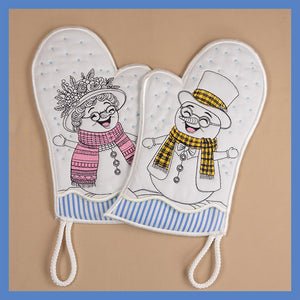 Granny and Grampy Oven Gloves