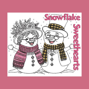 Snowflake Sweethearts Mug Rug Combo