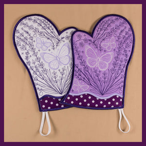 Lavender Oven Gloves